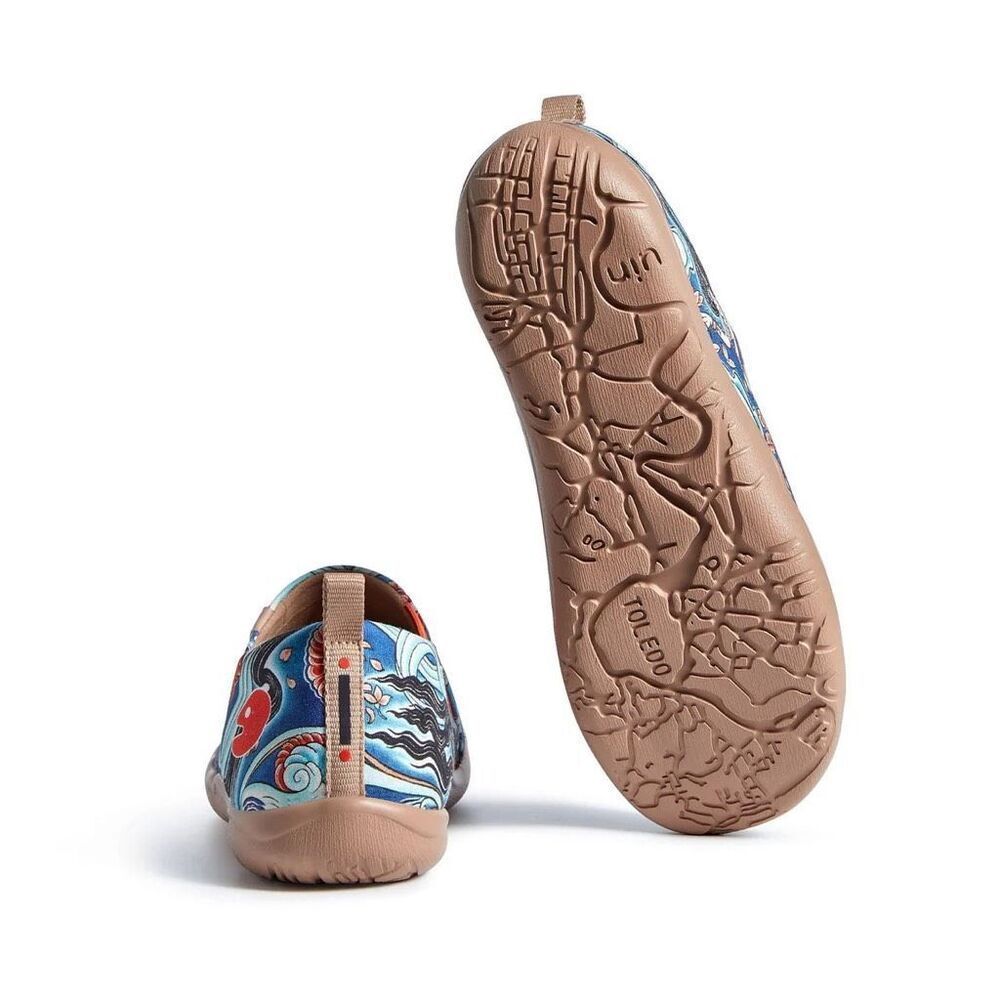 UIN Women's Walking Casual Lightweight shoes (DUNHUANG FLYING APSARAS TOLEDO) - Picture 3 of 9
